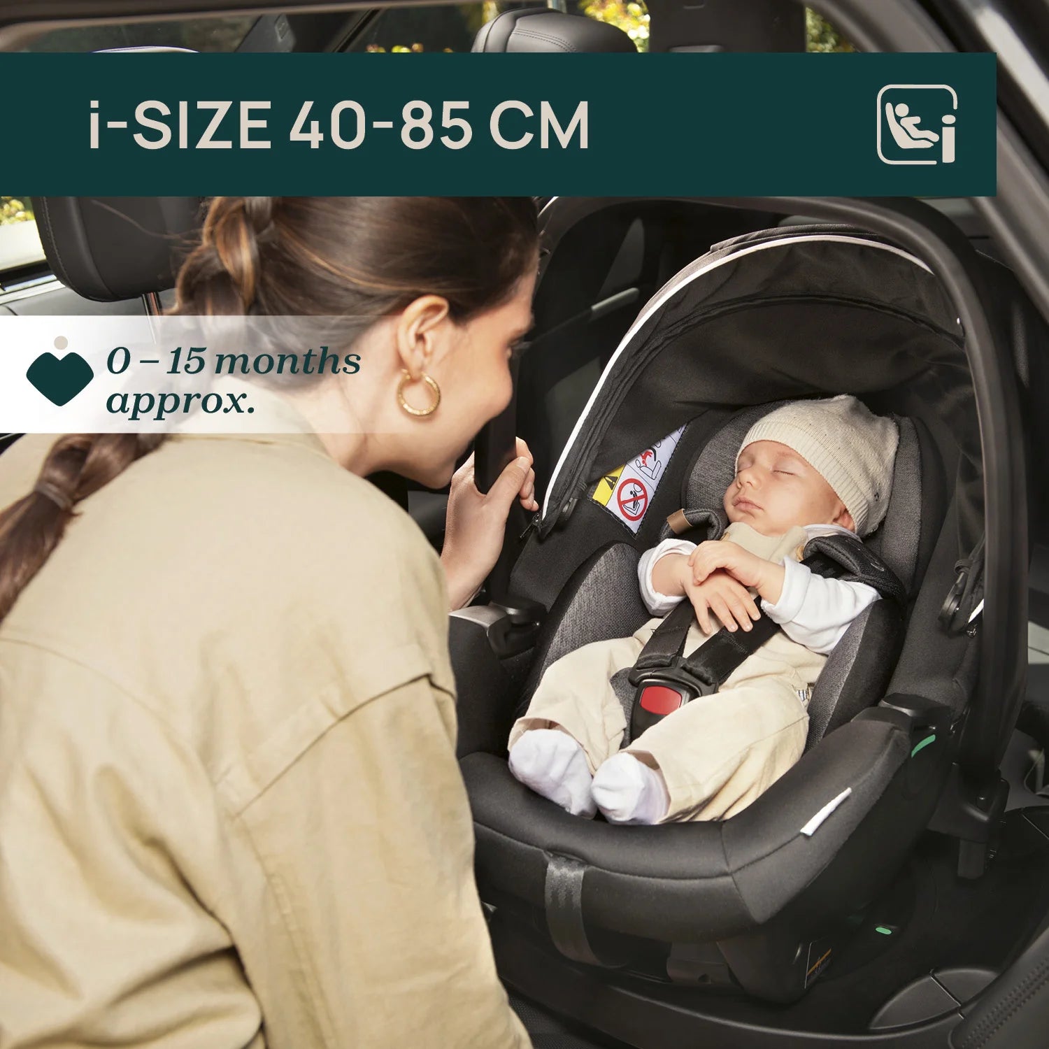 Kory Plus Baby Car Seat Black Satin