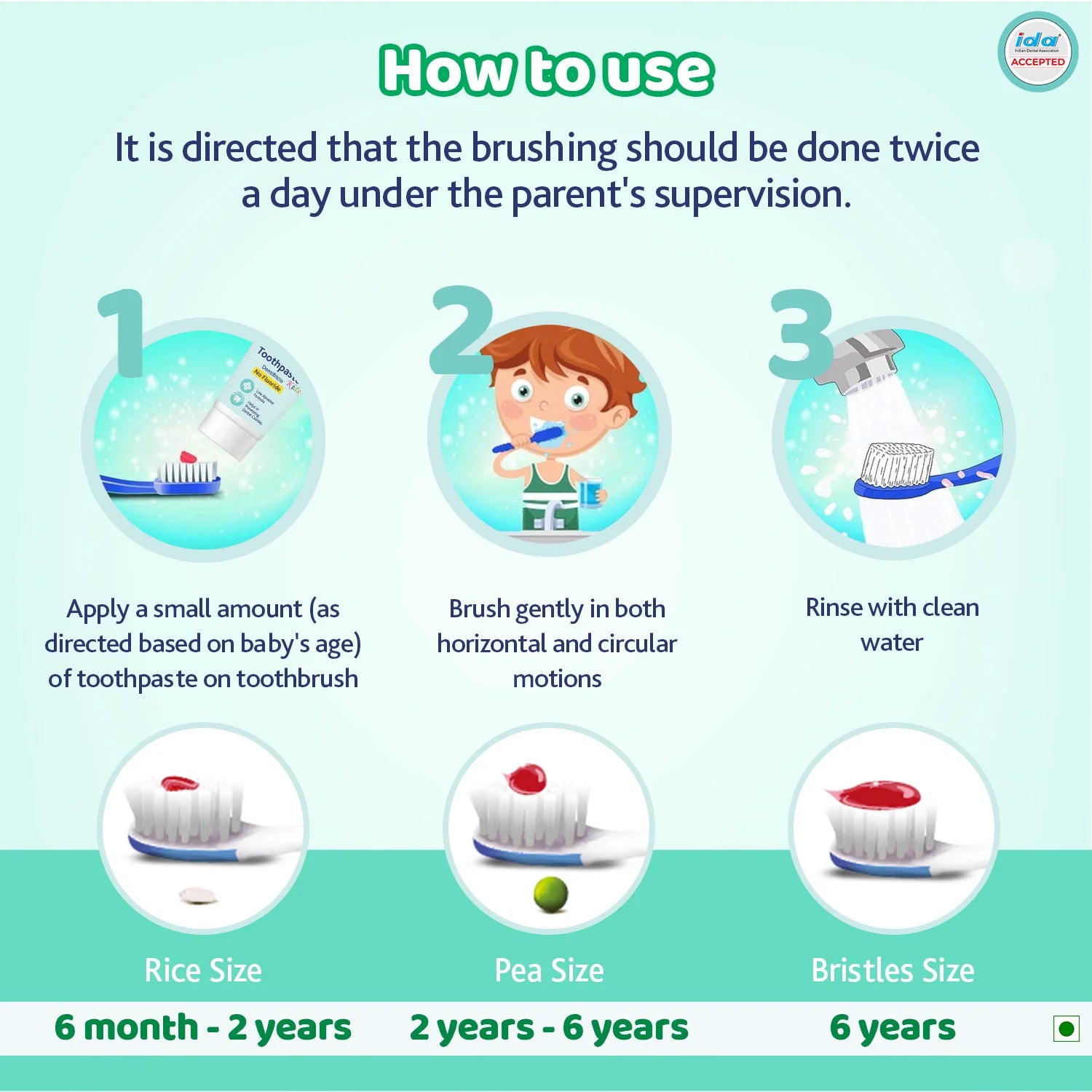 Mild Mint Toothpaste 6Y+ 70g