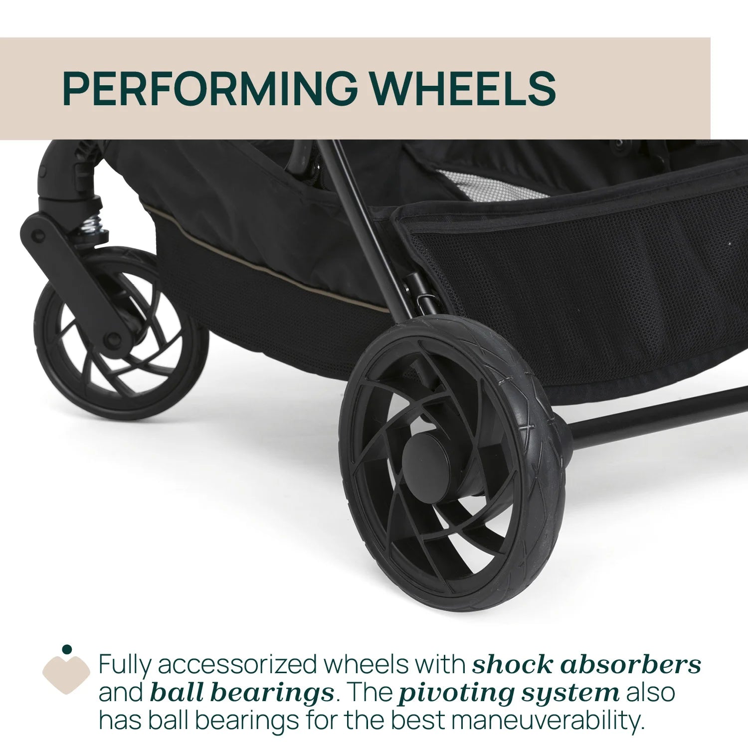 One4Ever Lounge Stroller Denim Shine