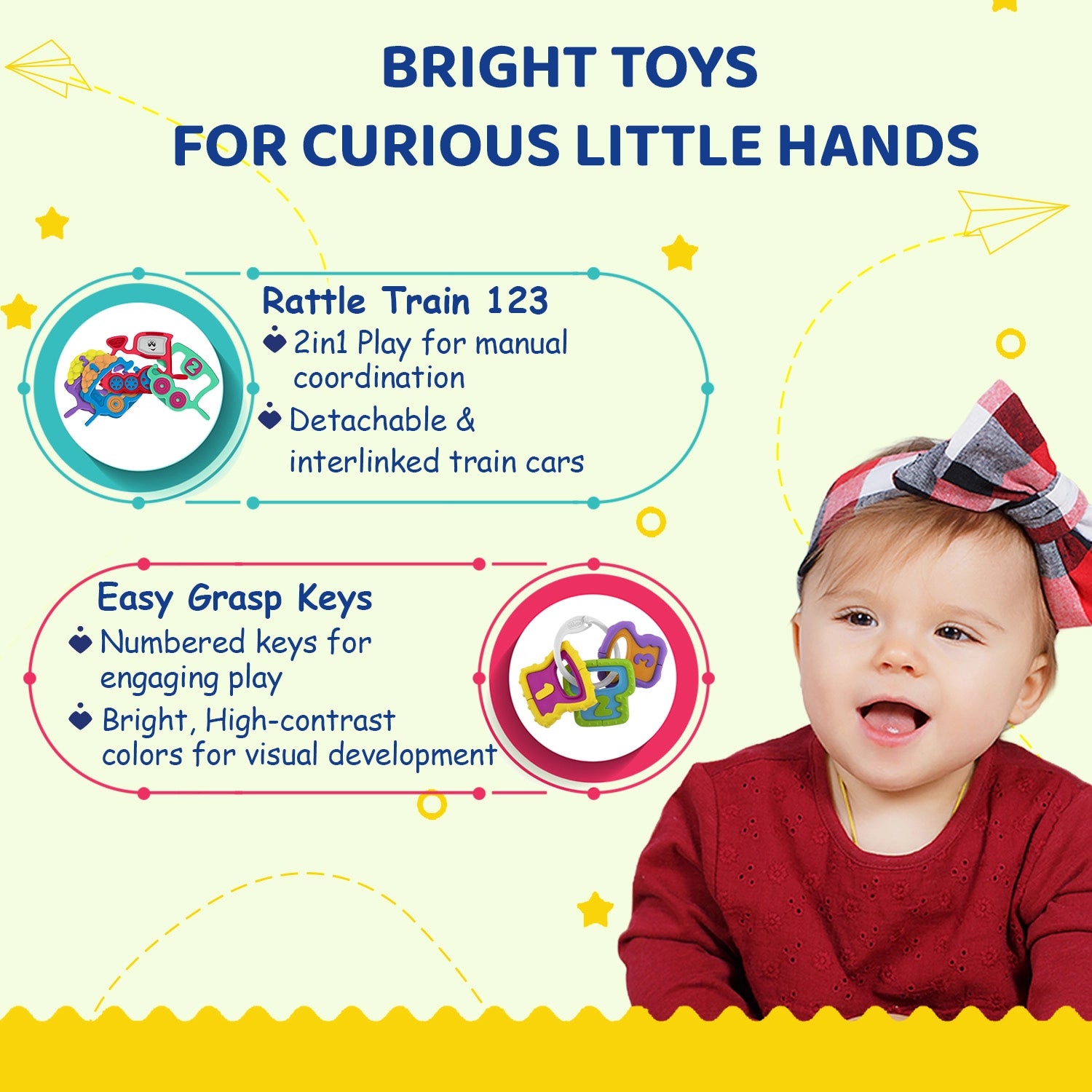 Play Set Rattle Gift Set 4 Pcs