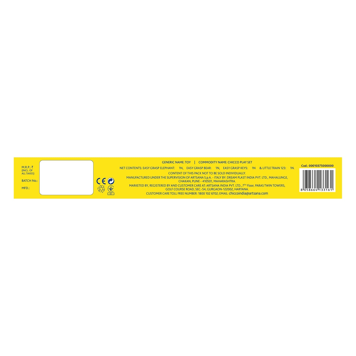 Play Set Rattle Gift Set 4 Pcs