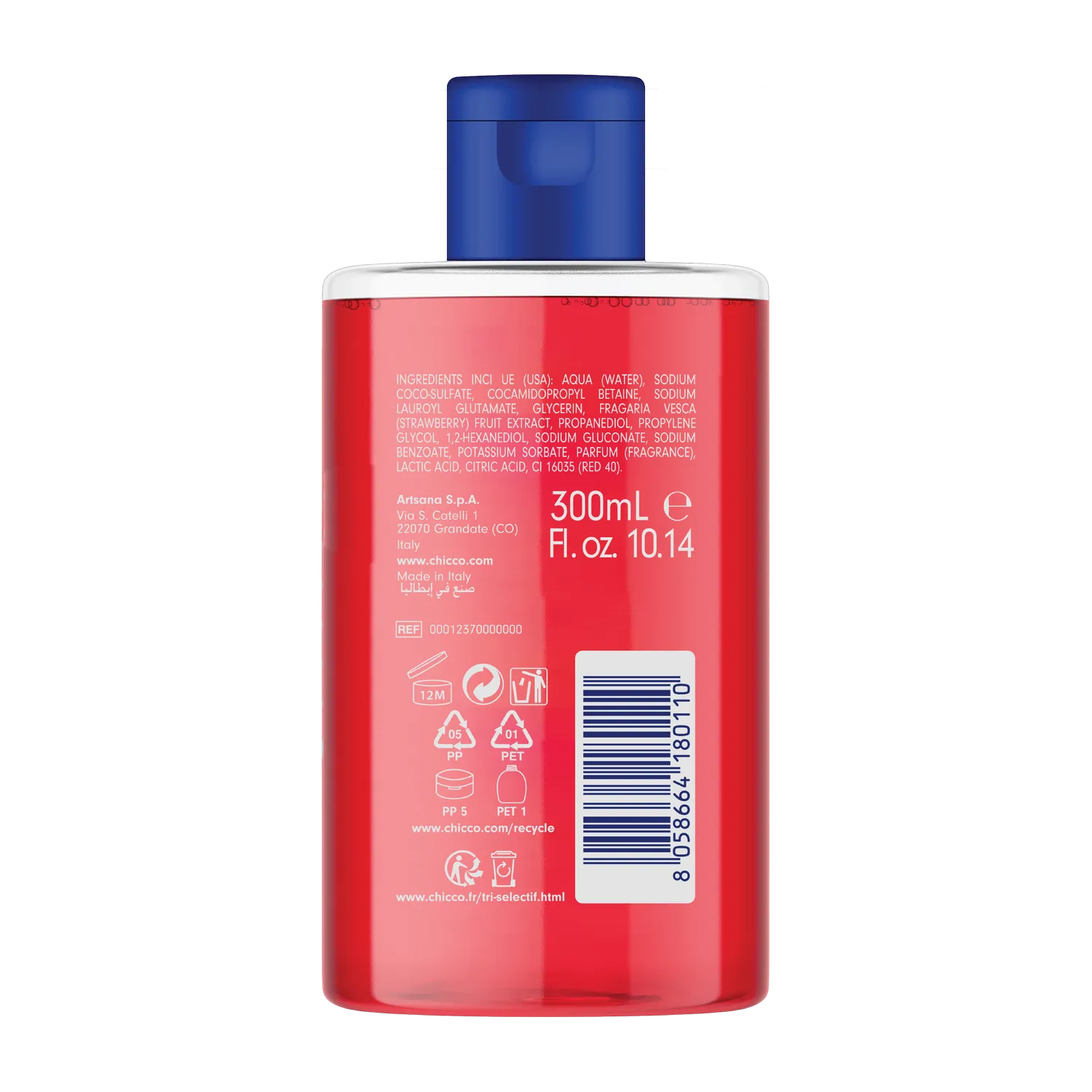 POP Strawberry Candy Bubbly Bodywash 300 ml (6 Years+)