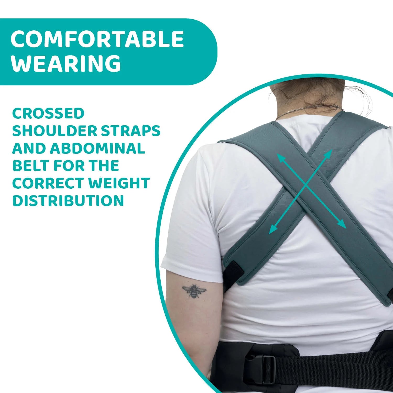 Skin Fit Baby Carrier Green Wood