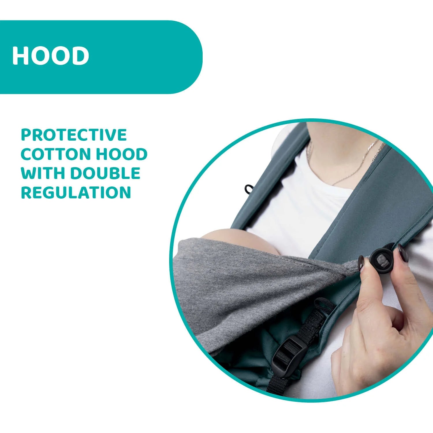 Skin Fit Baby Carrier Green Wood