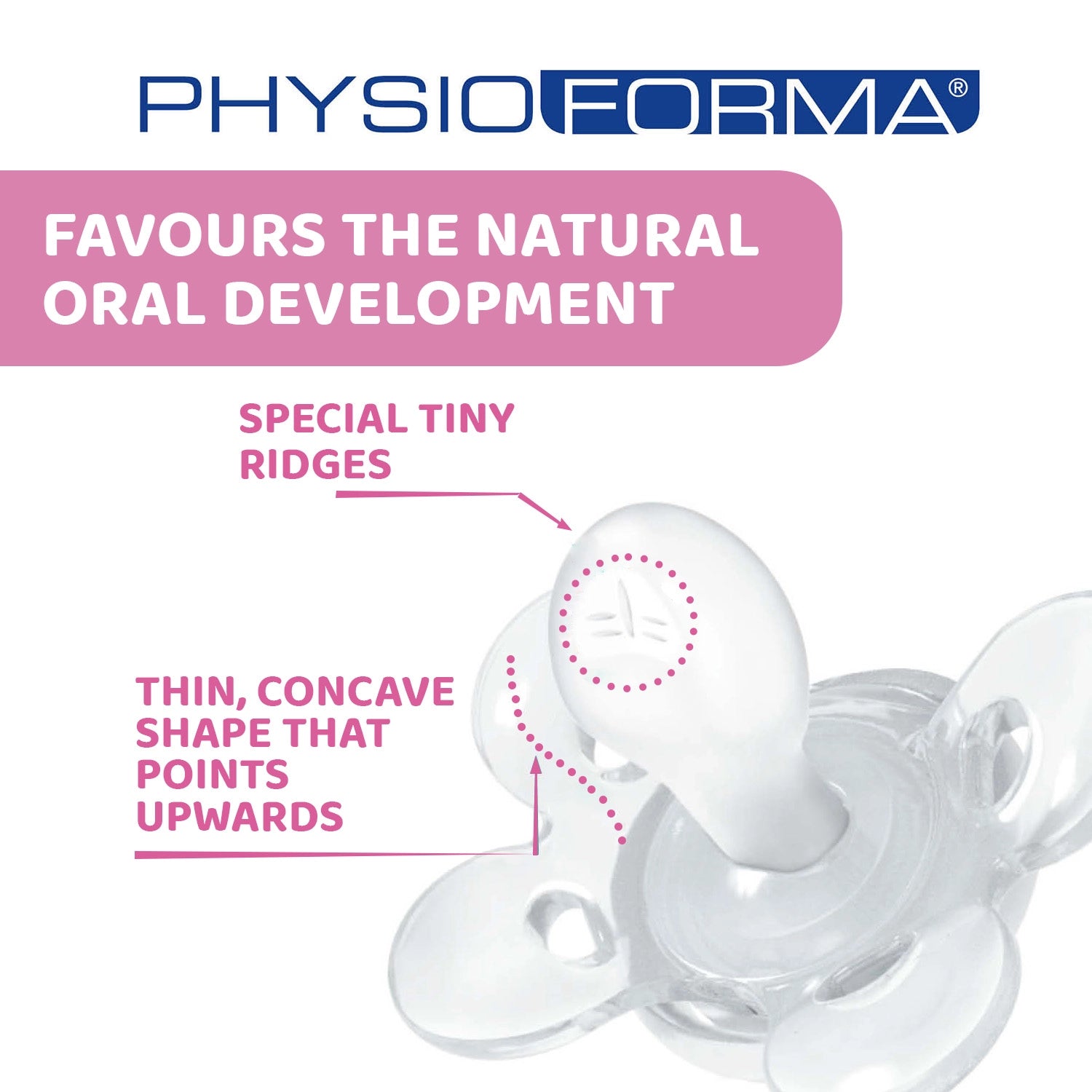 Soother Physio Comfort Pink 16 to 36M 2Pcs