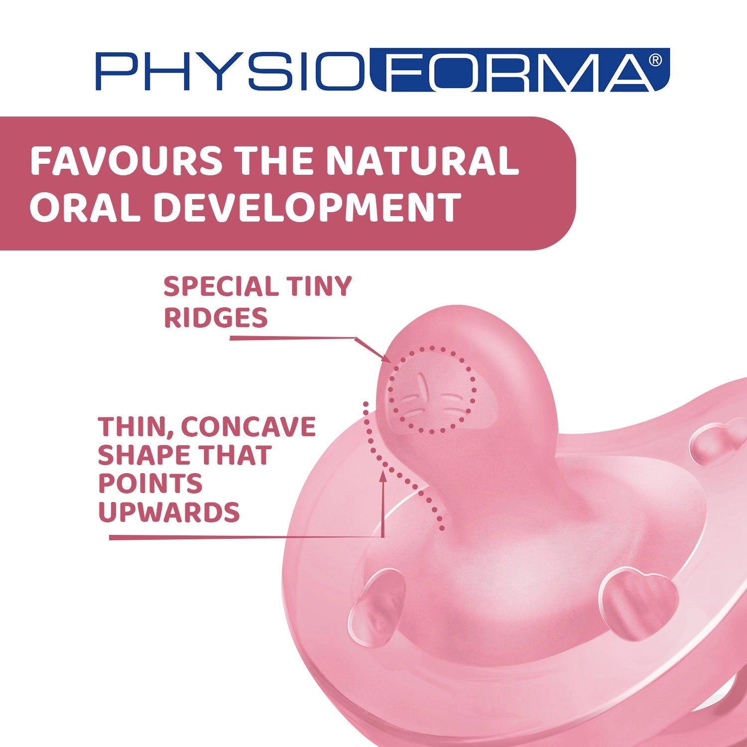 Soother Physio Soft Pink 6 to 16M 1Pc