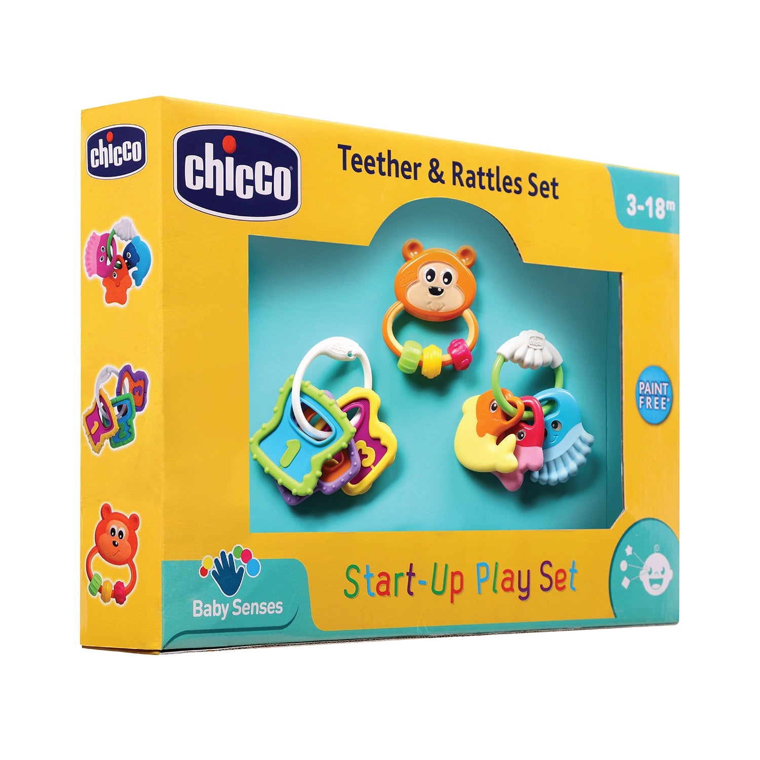 Start Up Play Rattle Gift Set 3 Pcs