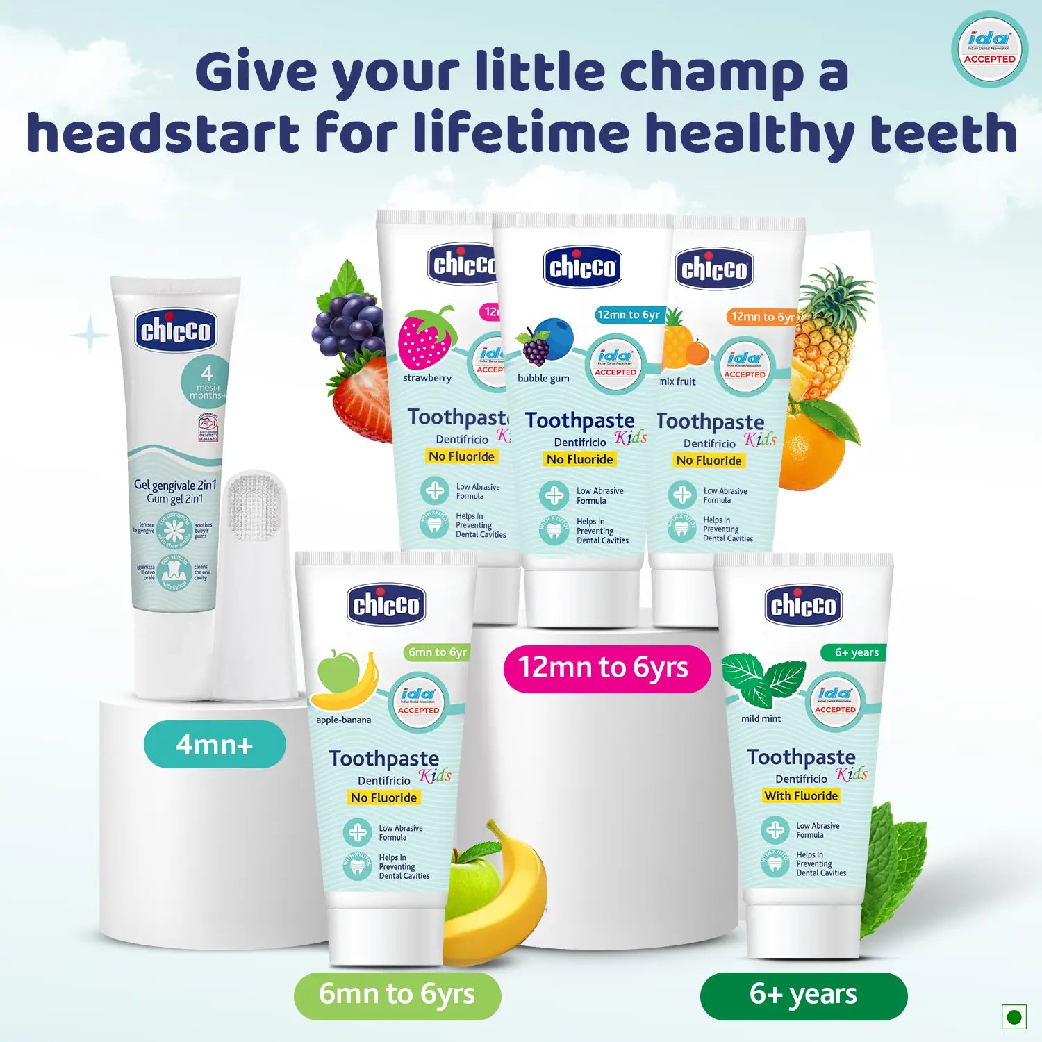 Strawberry Toothpaste 12M to 6Y 50 g