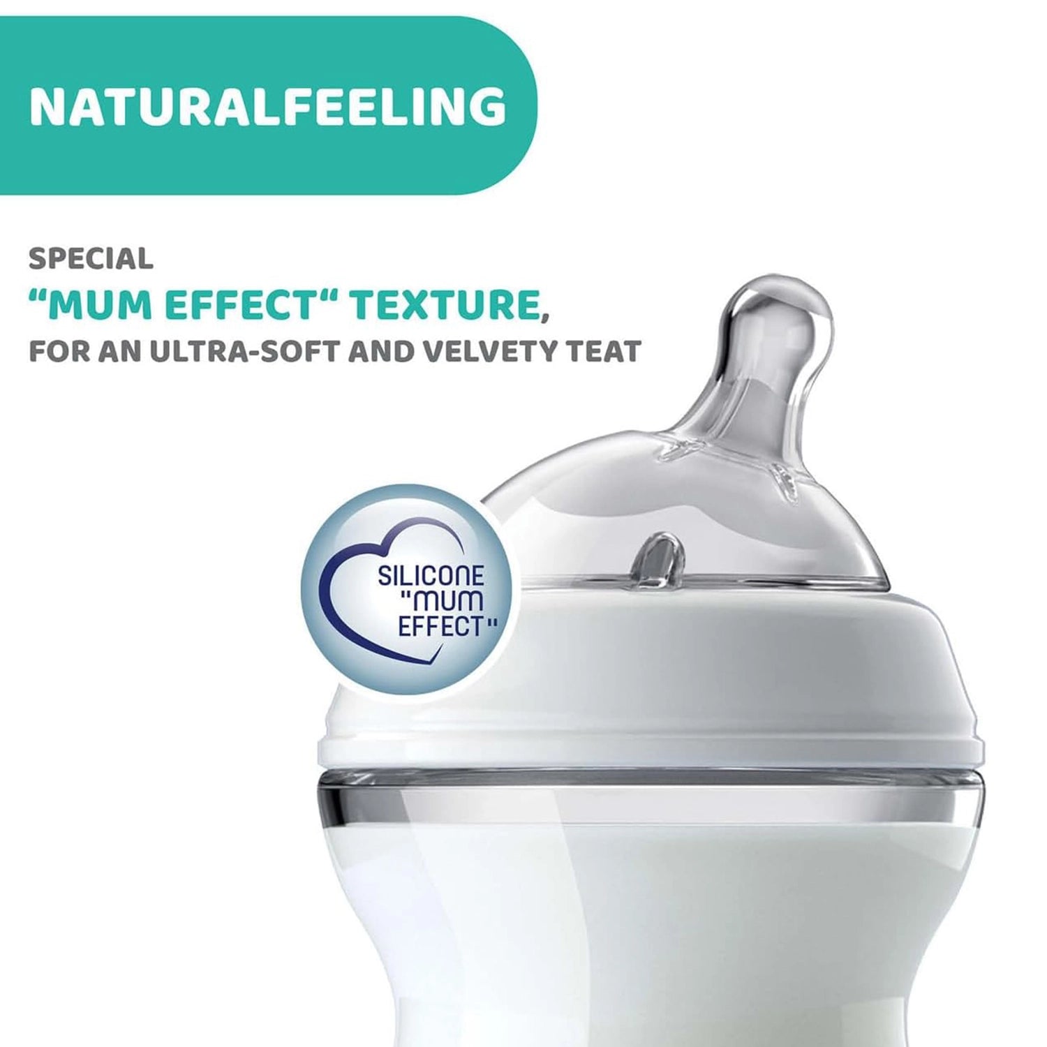 Teat Natural Feeling 0M+ Regular Flow 1 Pc