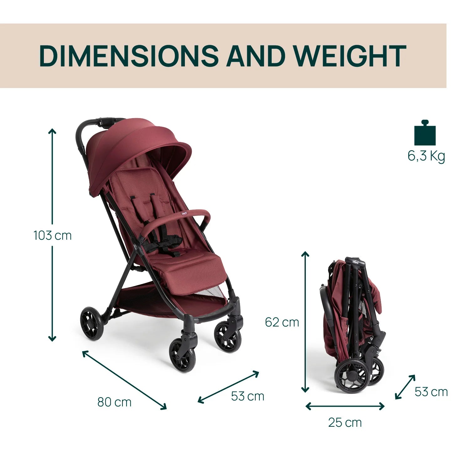 Urbino Ruby Stroller
