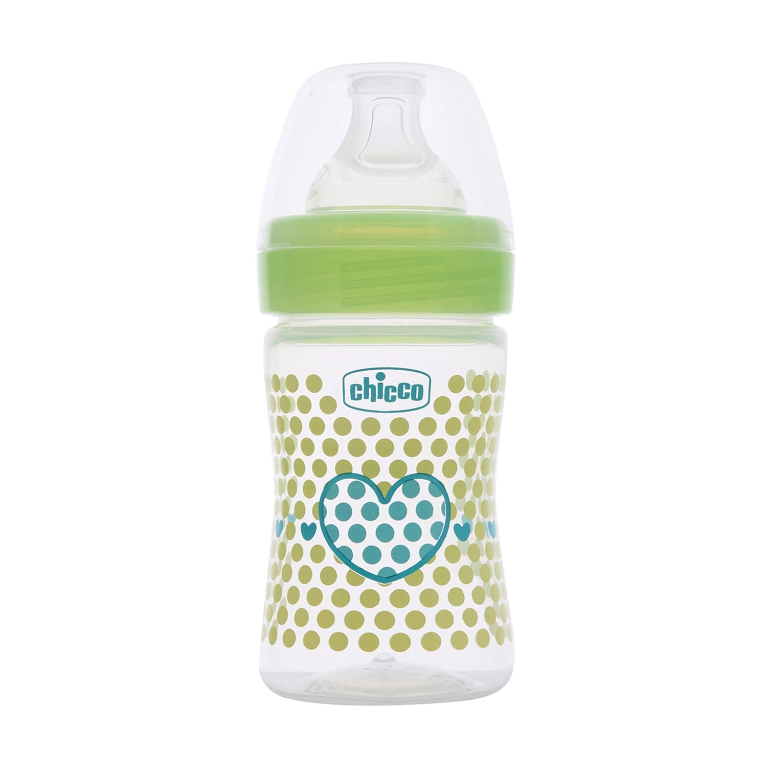 Well Being Slow Flow Baby Bottle 150ml 0M+ Green