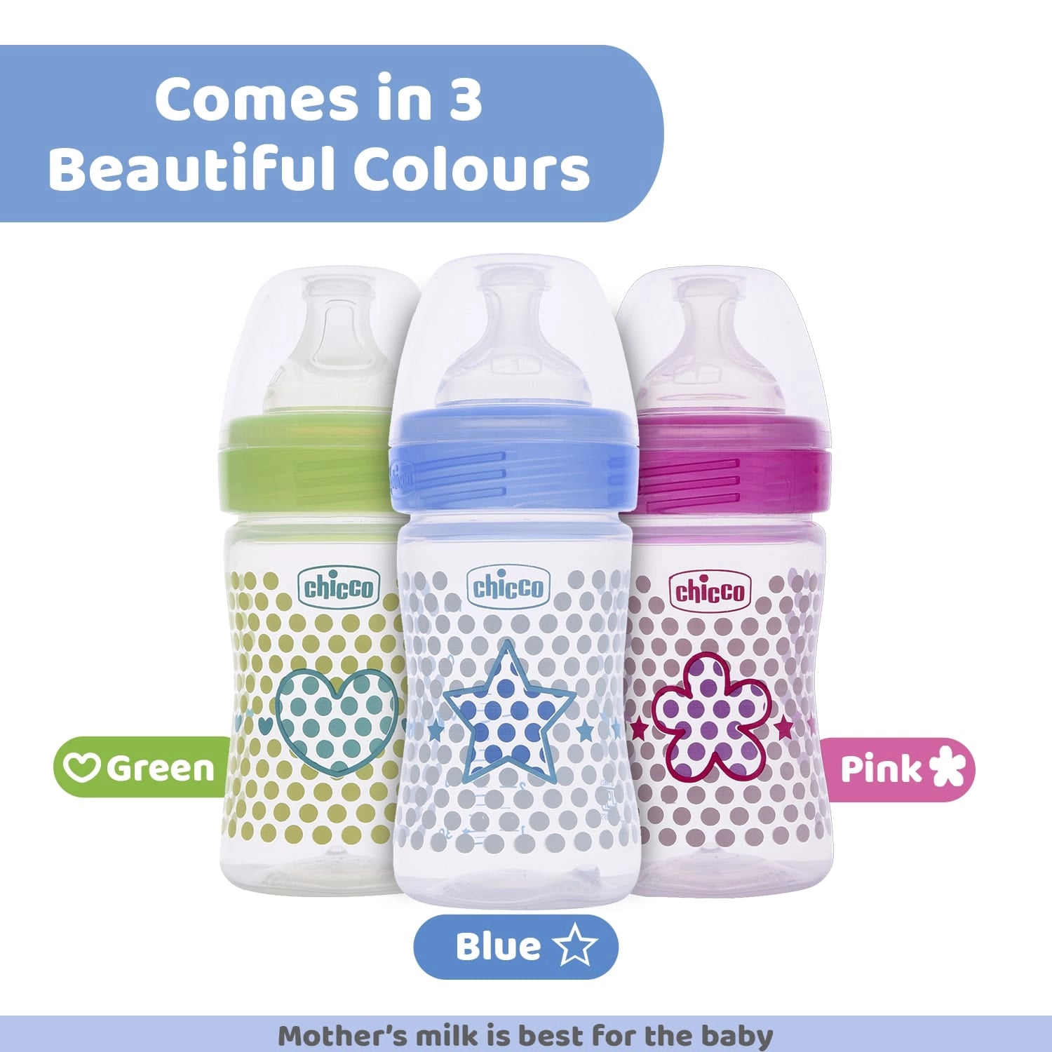 Well Being Slow Flow Baby Bottle 150ml 0M+ Pink