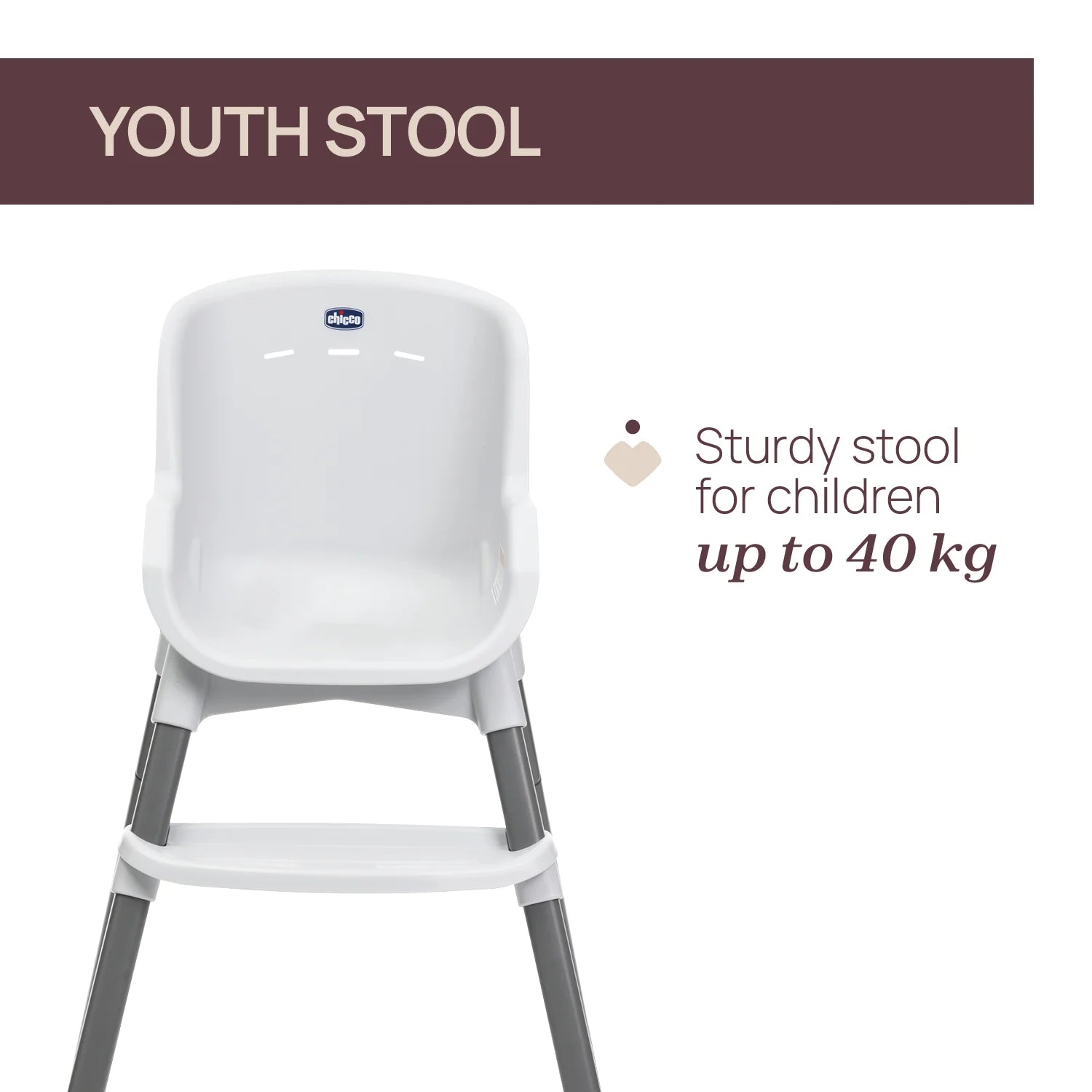 Zest Highchair Moon Grey
