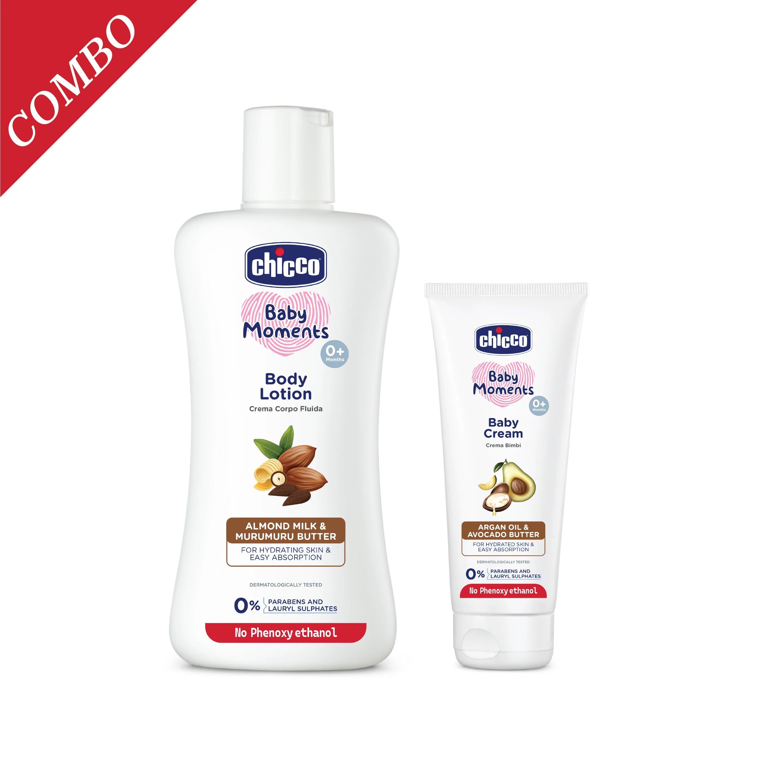 Combo Baby Moments Body Lotion 200 ml & Baby Cream 50 ml