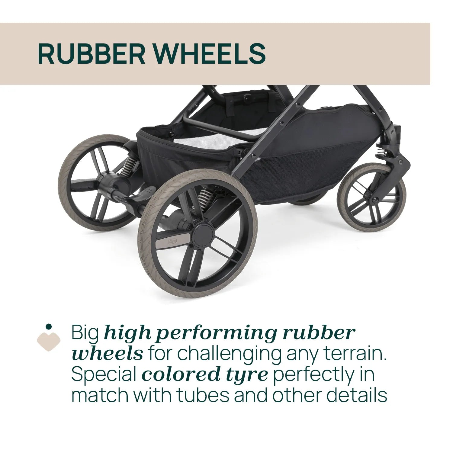 Dolomiti Charcoal Stroller