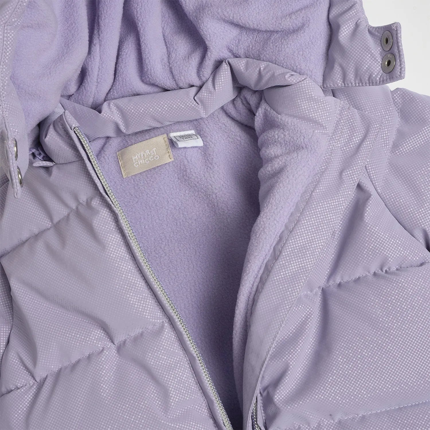 Girls Lilac Solid Jacket