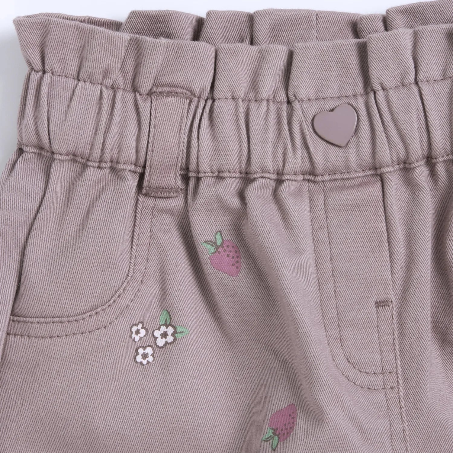 Girls Medium Lilac Printed Trouser