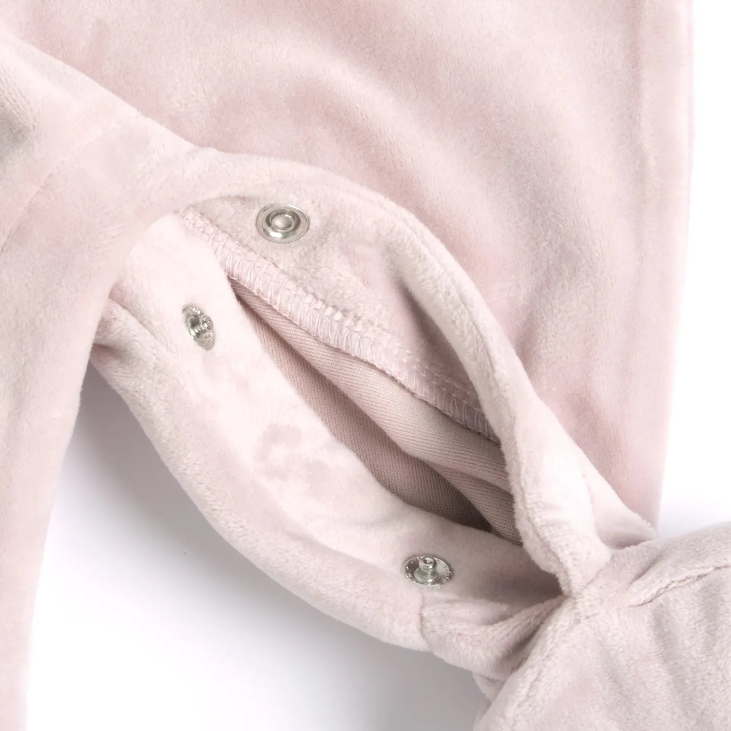 Girls Medium Pink Embellished Leg Opening Babysuit