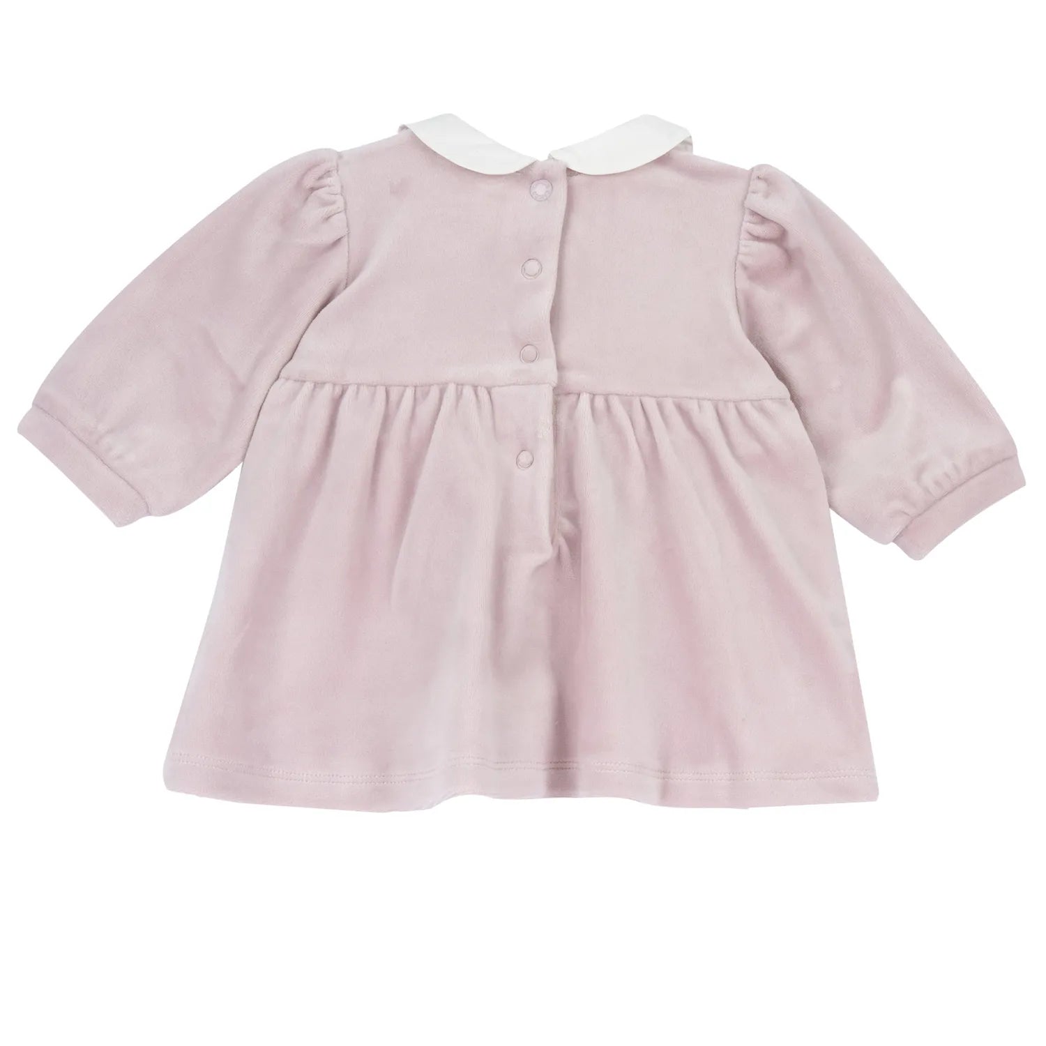 Girls Medium Pink Knitted Long Sleeve Dress