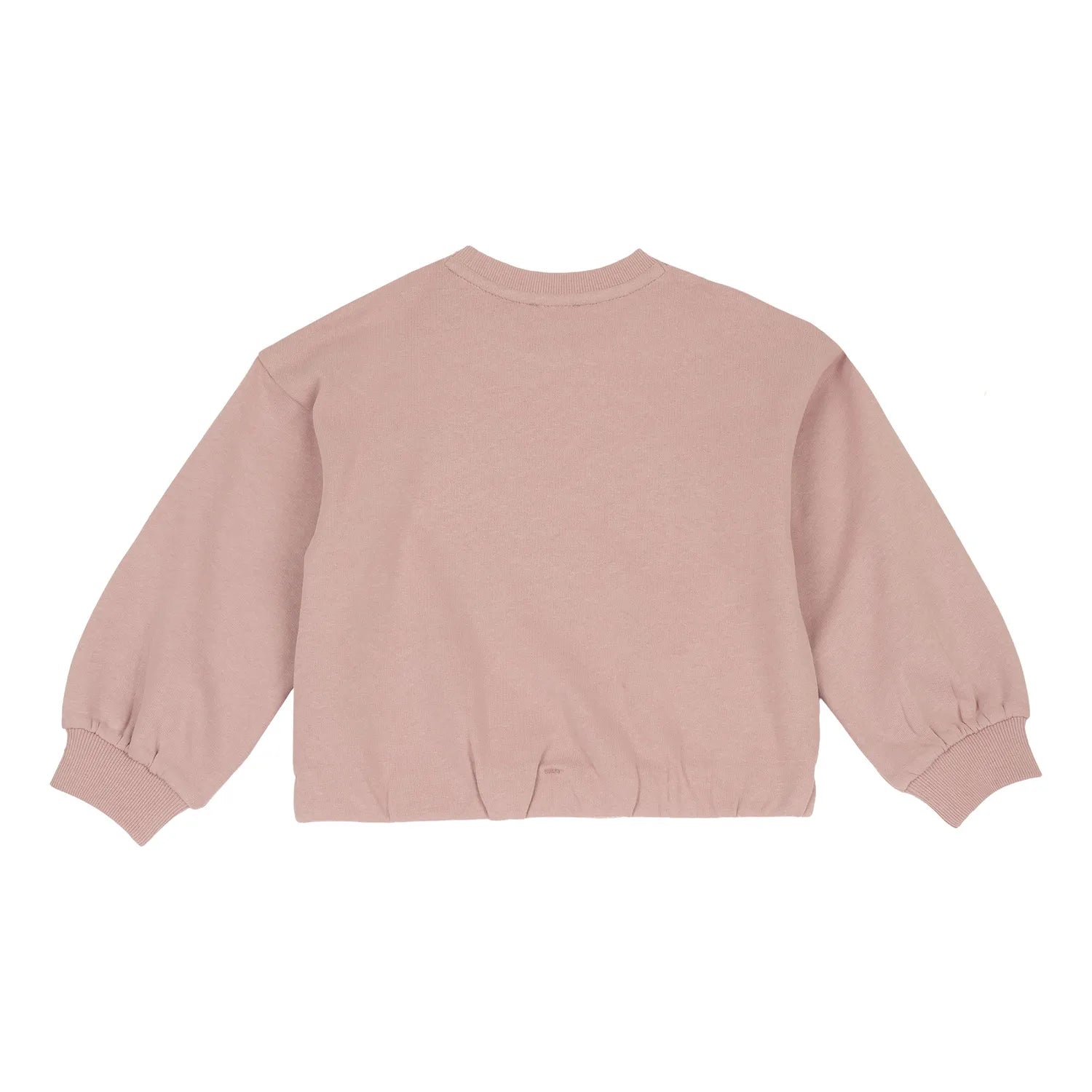 Girls Medium Pink Printed Sweatshirt