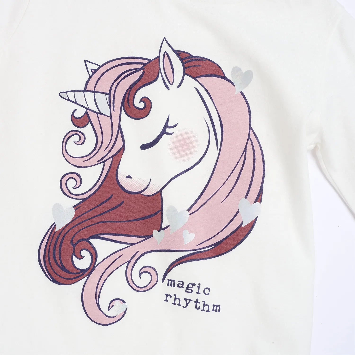 Girls Printed Long Sleeve T-shirt