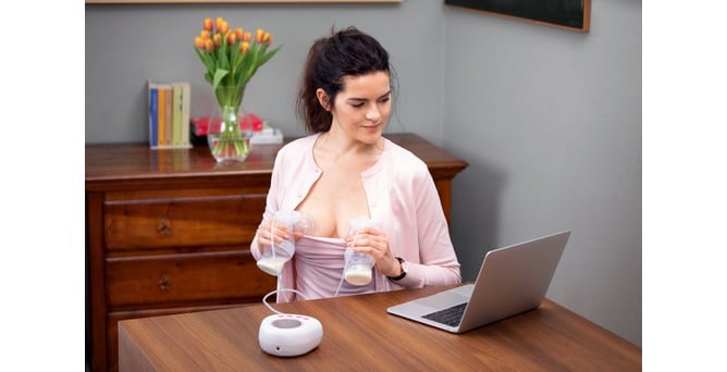 The milk from the mother, even if she isn't there.