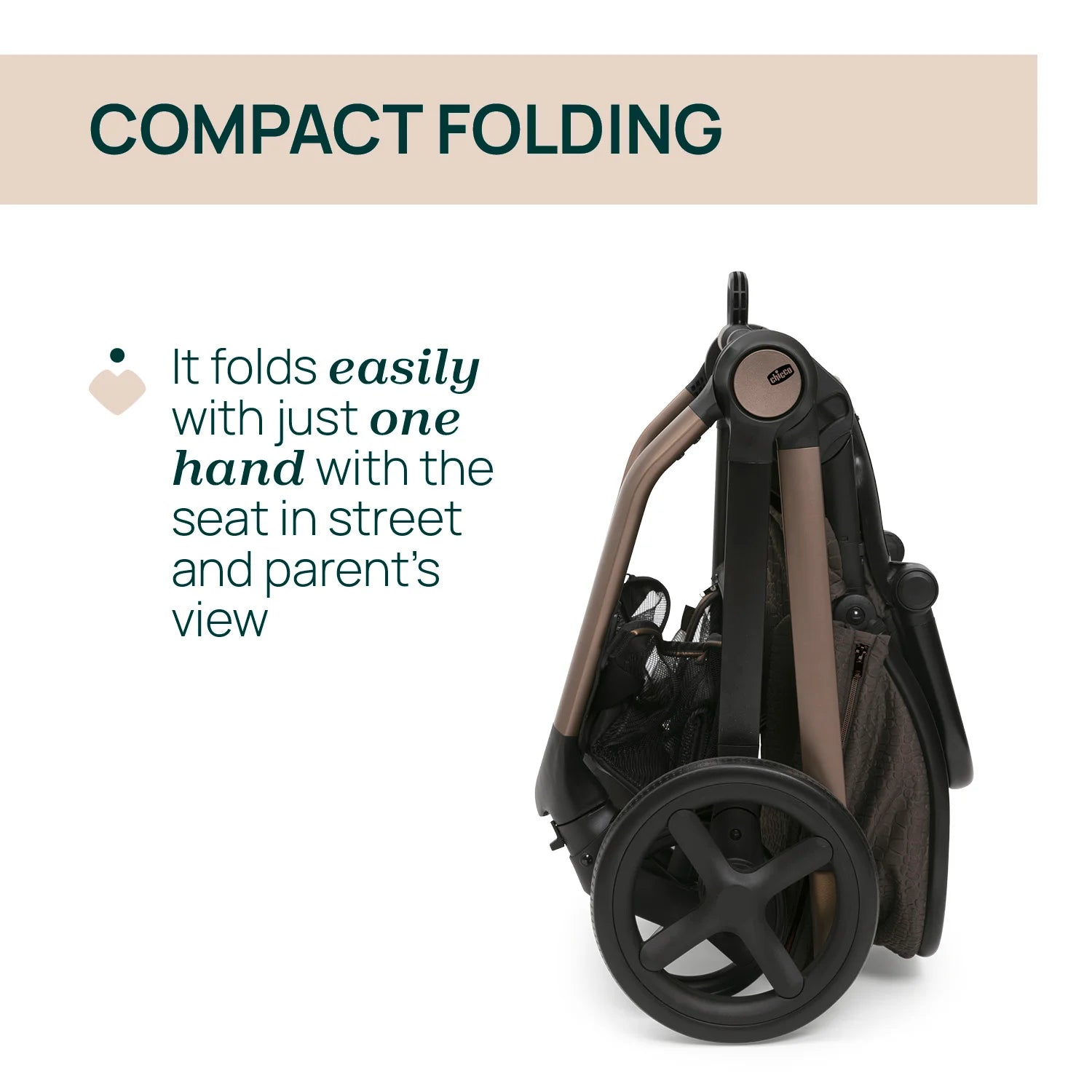 Mysa Stroller Bronze Lizard