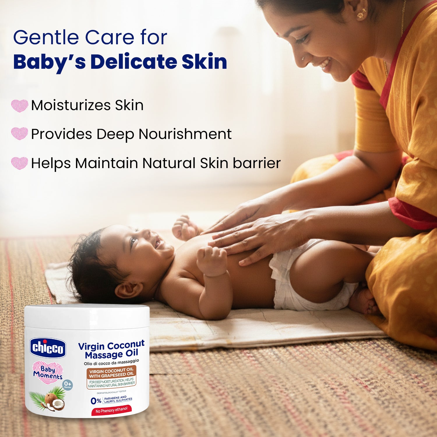 Baby Moments Virgin Coconut Massage Oil 200 ml