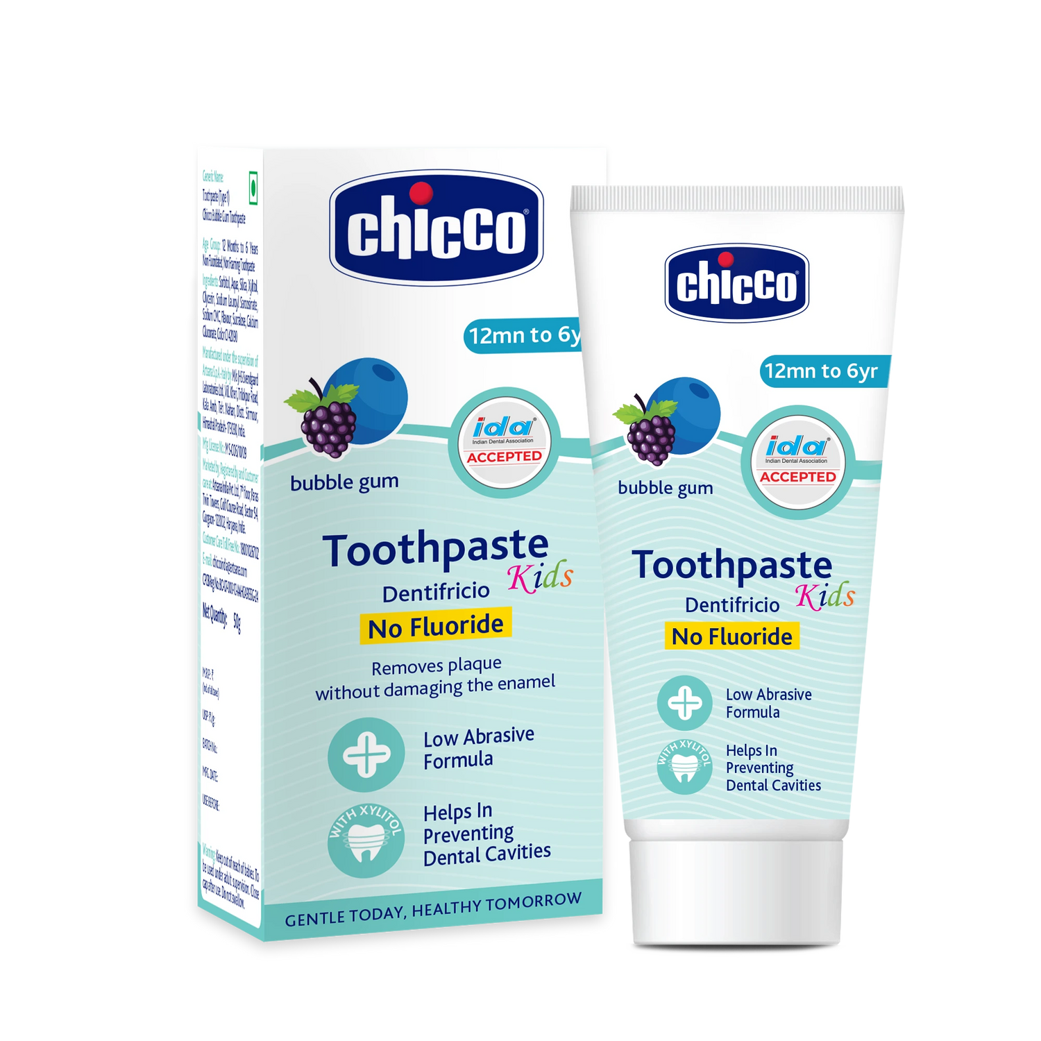 Bubble Gum Toothpaste 12M to 6Y 50g