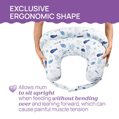 Boppy Nursing Pillow Deluxe Fish Fun
