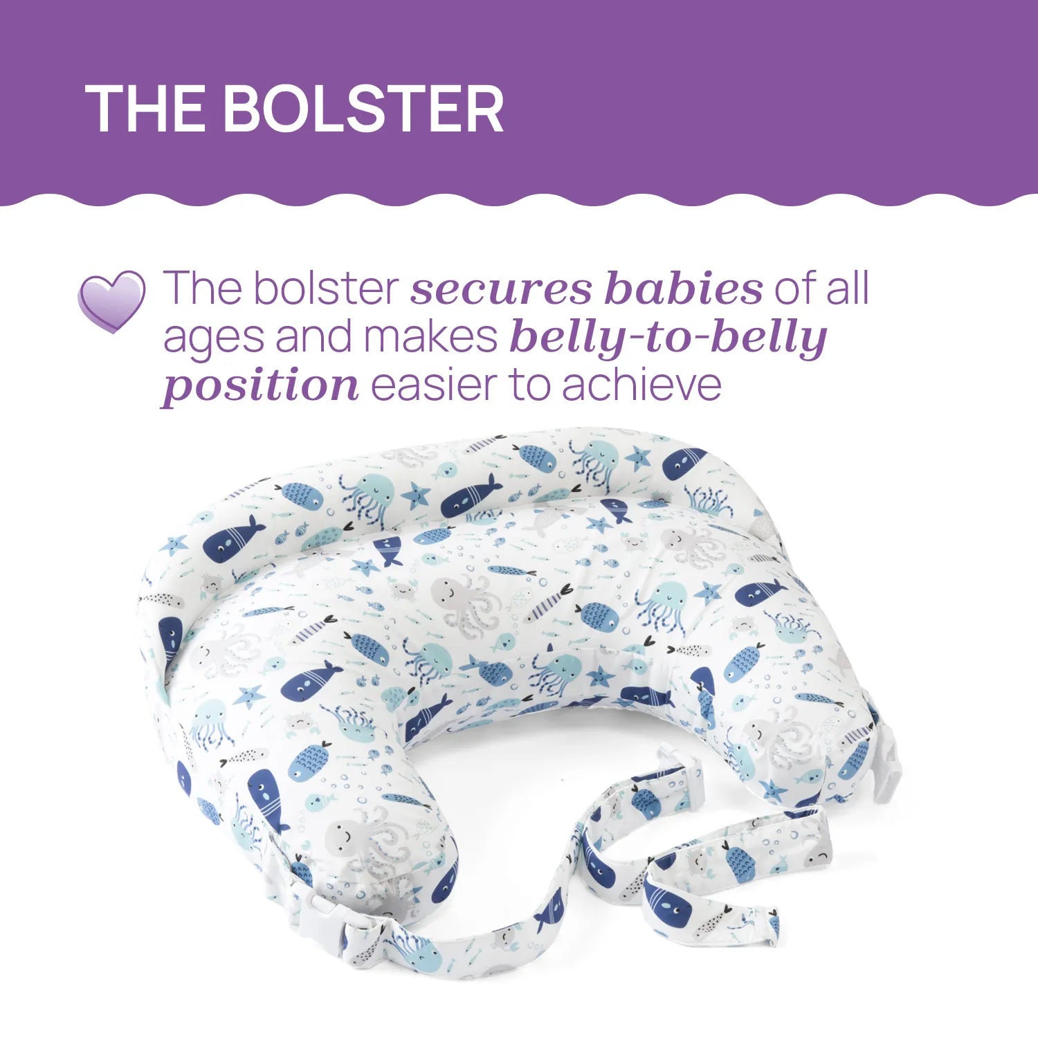 Boppy Nursing Pillow Deluxe Fish Fun