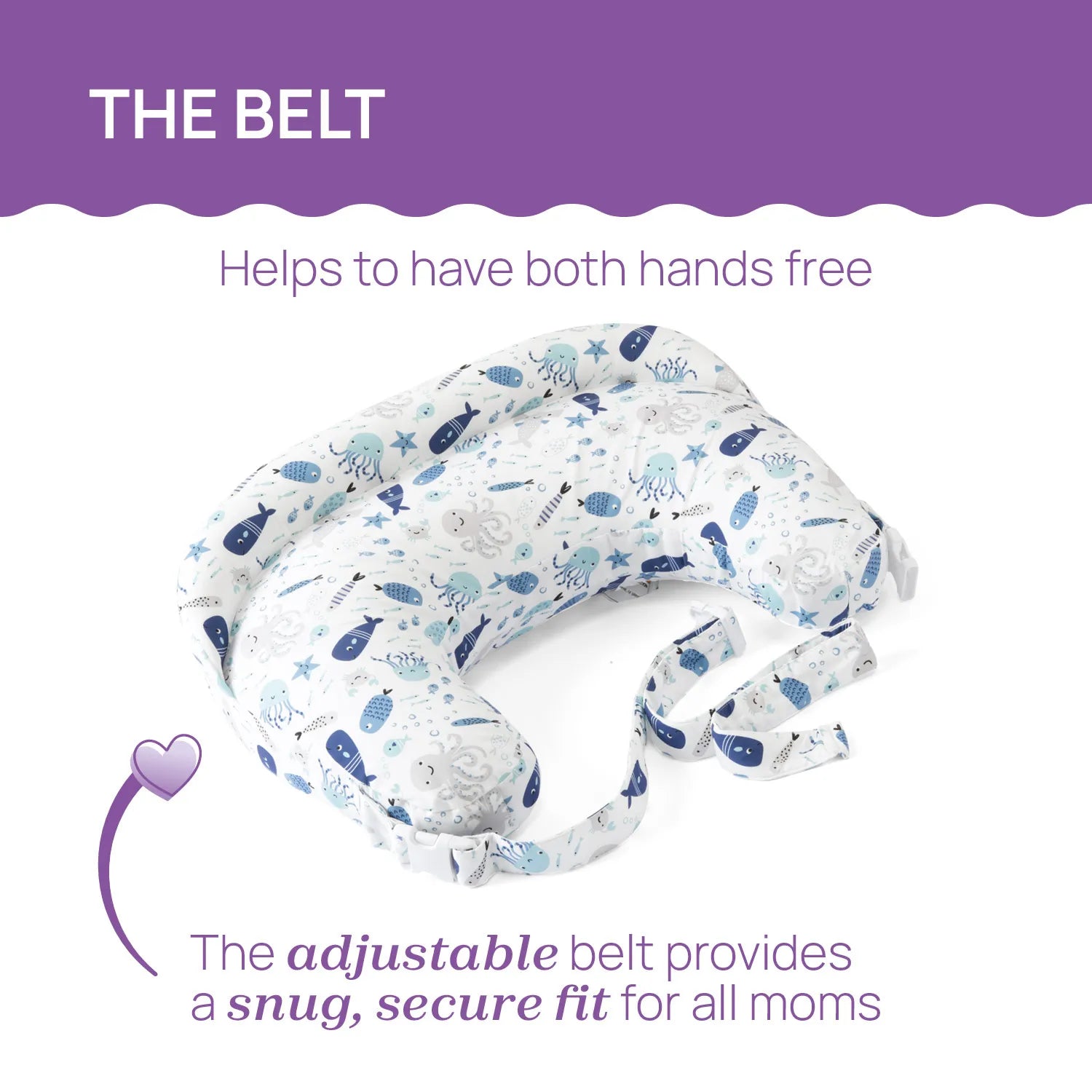 Boppy Nursing Pillow Deluxe Fish Fun