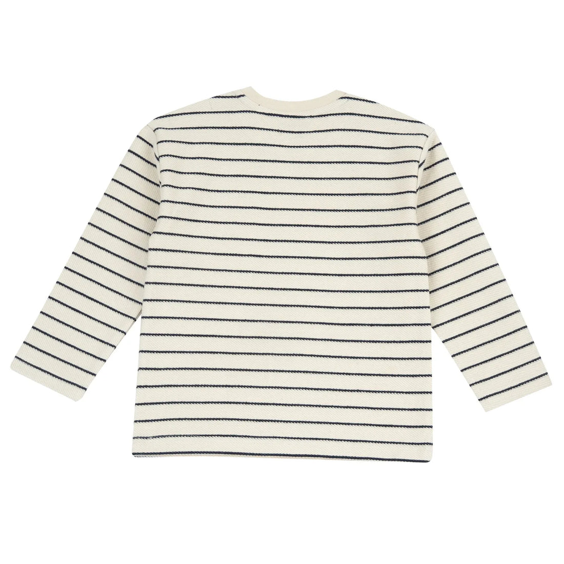 Boys Beige Striped Long Sleeve T-shirt