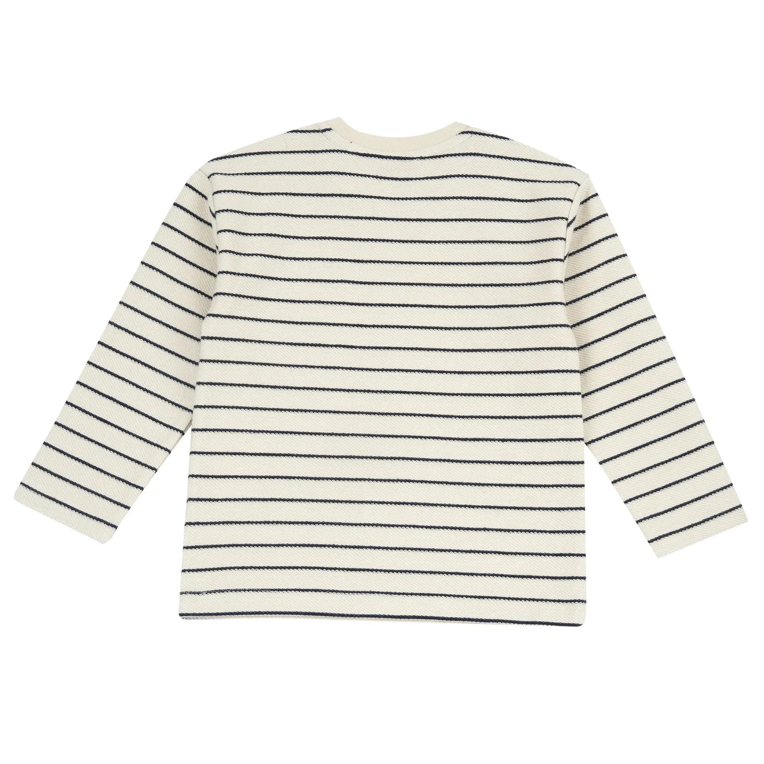 Boys Beige Striped Long Sleeve T-shirt