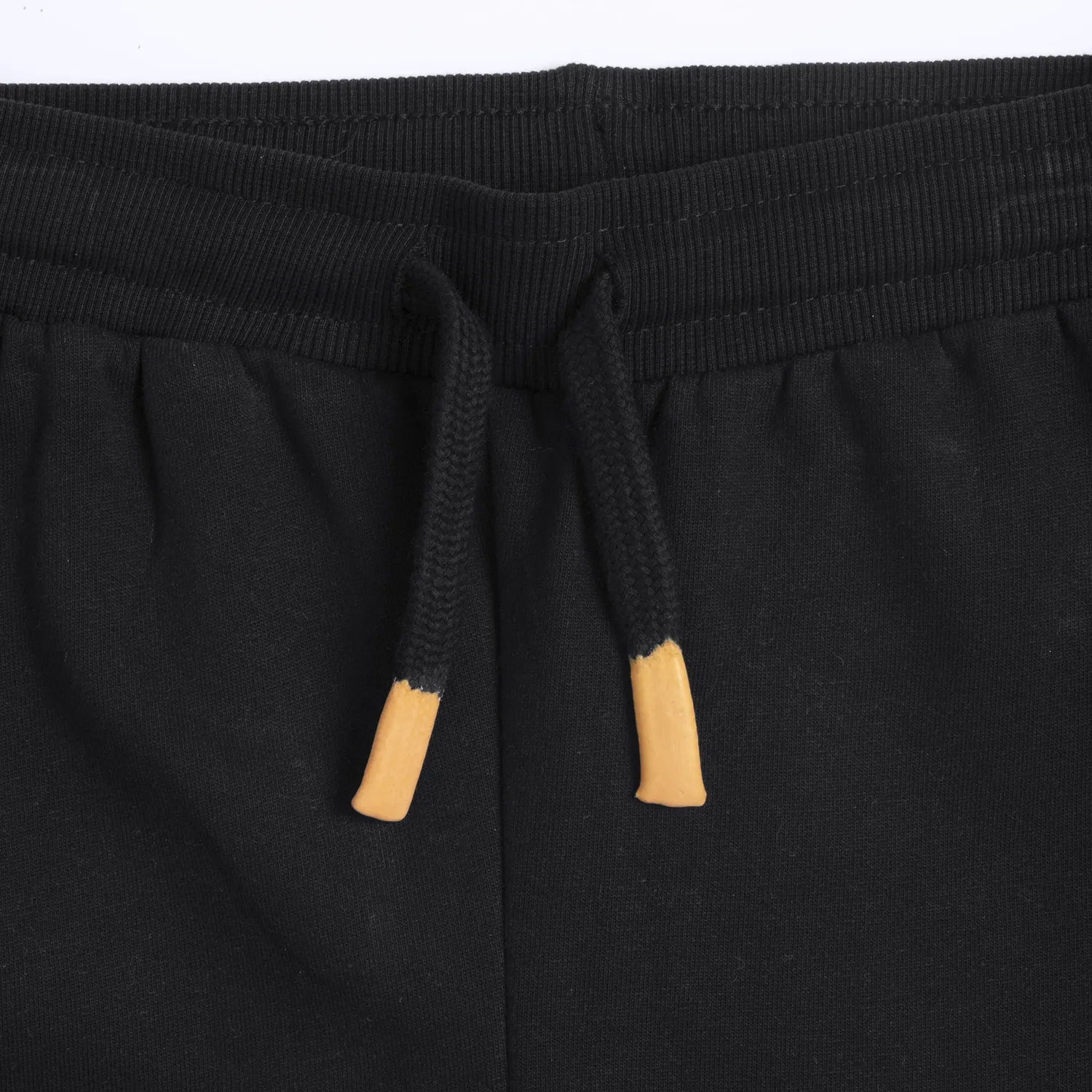 Boys Black Printed Joggers