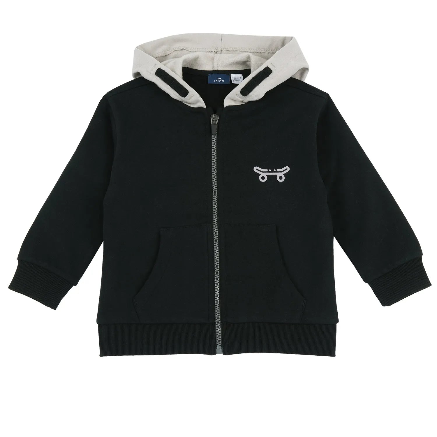 Boys Black Printed Sweatshirt