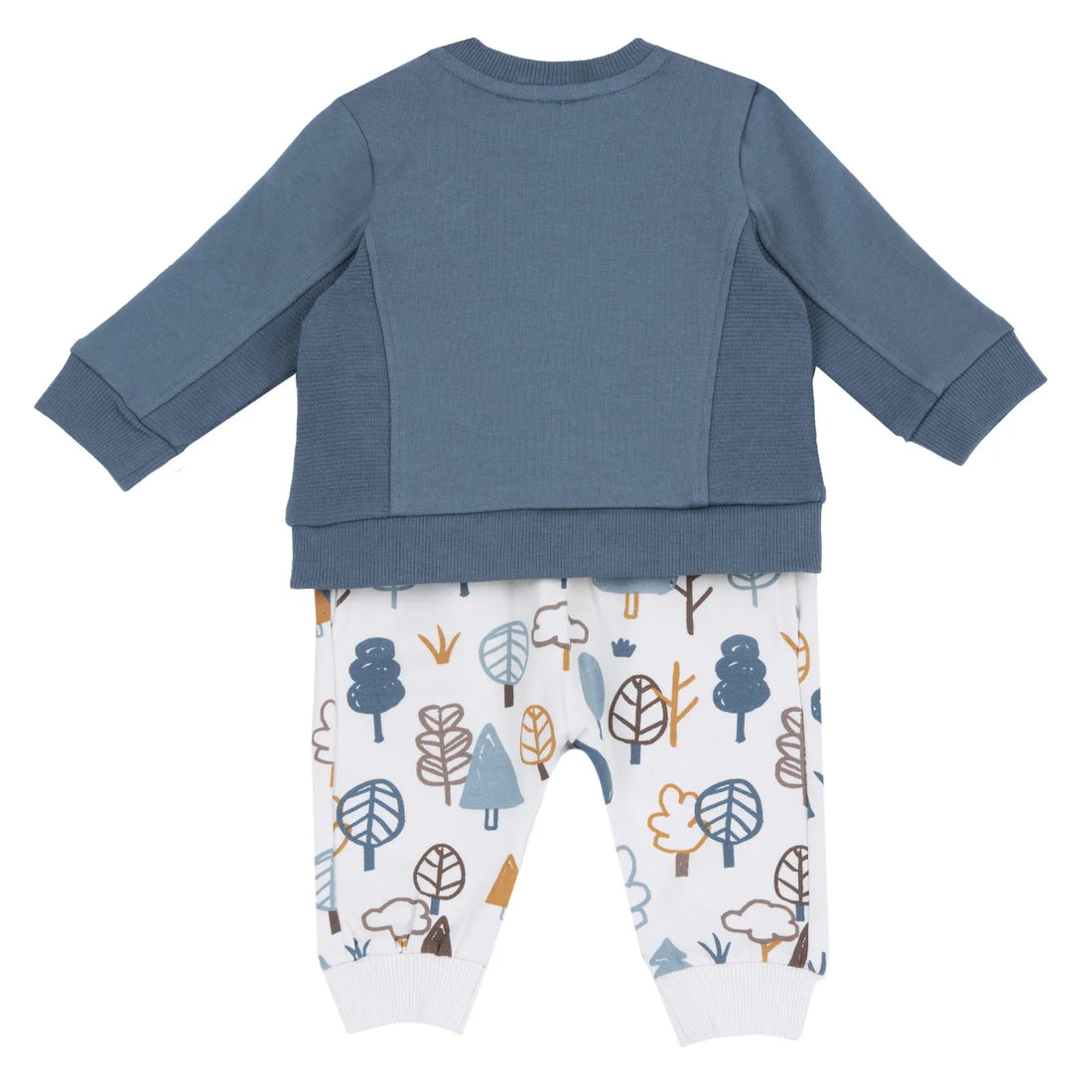 Boys Blue Printed Sweatshirt with Long Trouser