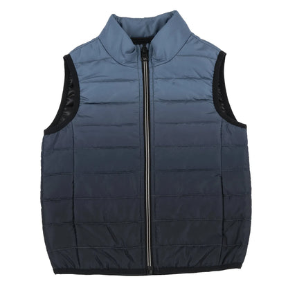 Boys Blue Solid Jacket