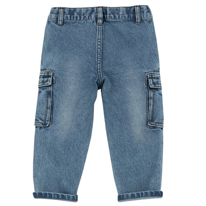 Boys Blue Woven Jeans