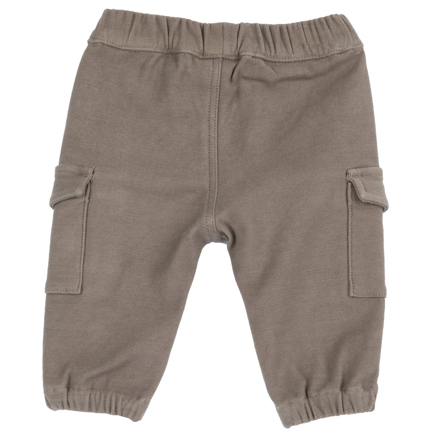 Boys Brown Self Design Joggers