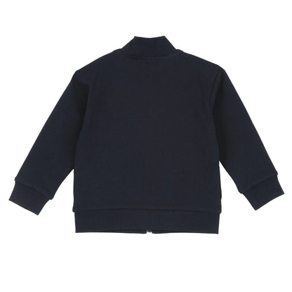 Boys Dark Blue Printed Sweatshirt