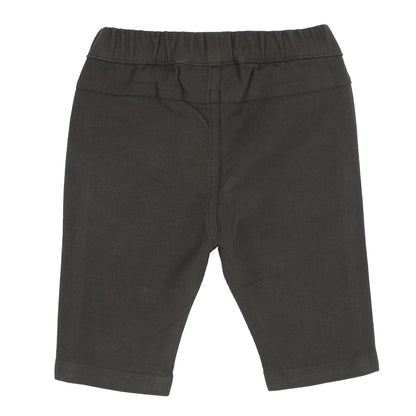 Boys Dark Grey Embroidered Trouser