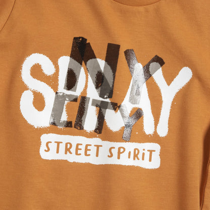 Boys Graphic Printed Round Neck T-shirt