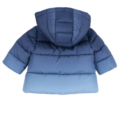 Boys Light Blue Printed Jacket