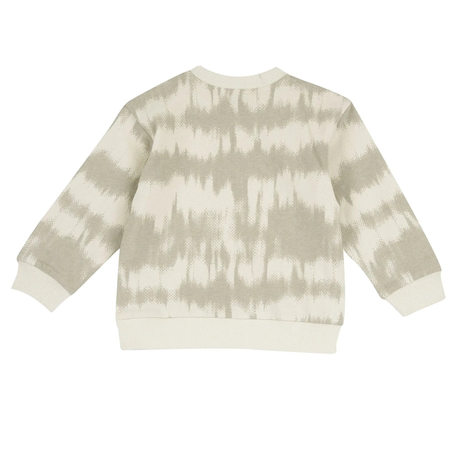 Boys Light Natural Printed Fleece Sweatshirt