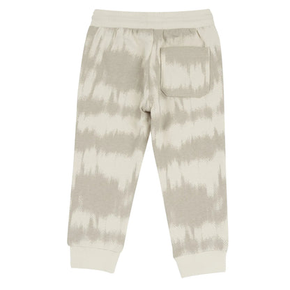 Boys Light Natural Printed Joggers