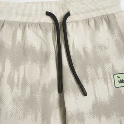Boys Light Natural Printed Joggers