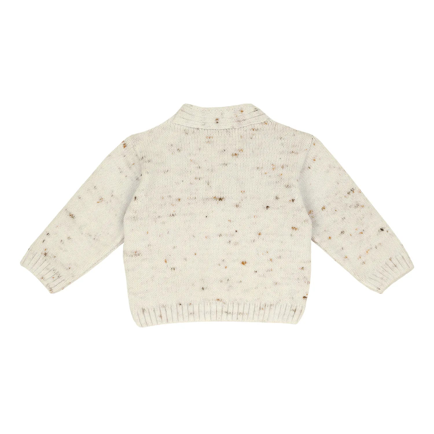 Boys Light Natural Self Design Cardigan
