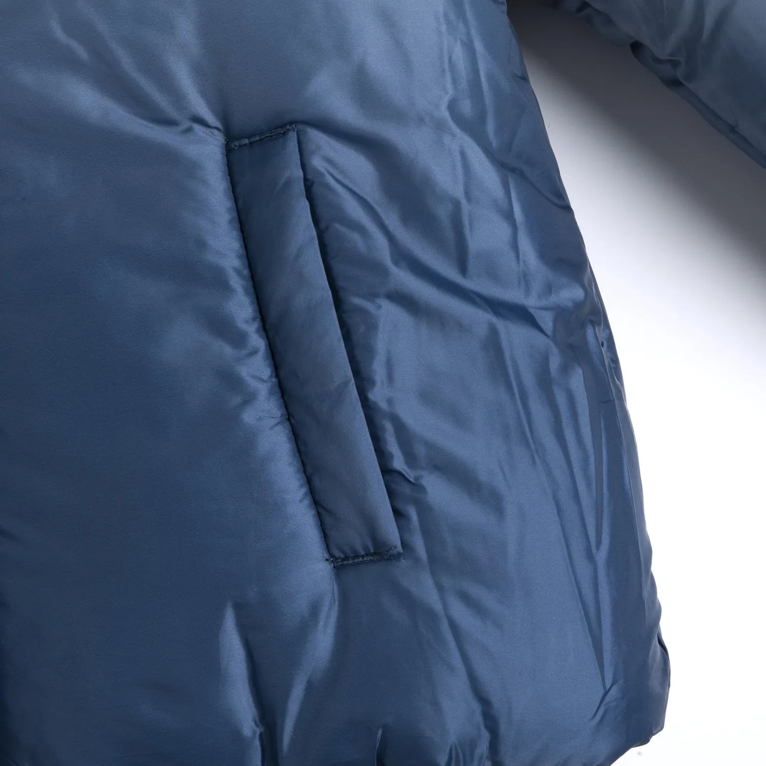 Boys Medium Blue Polyester Jacket