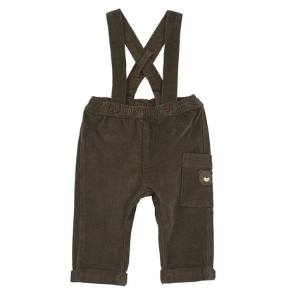 Boys Medium Brown Corduroy Trouser